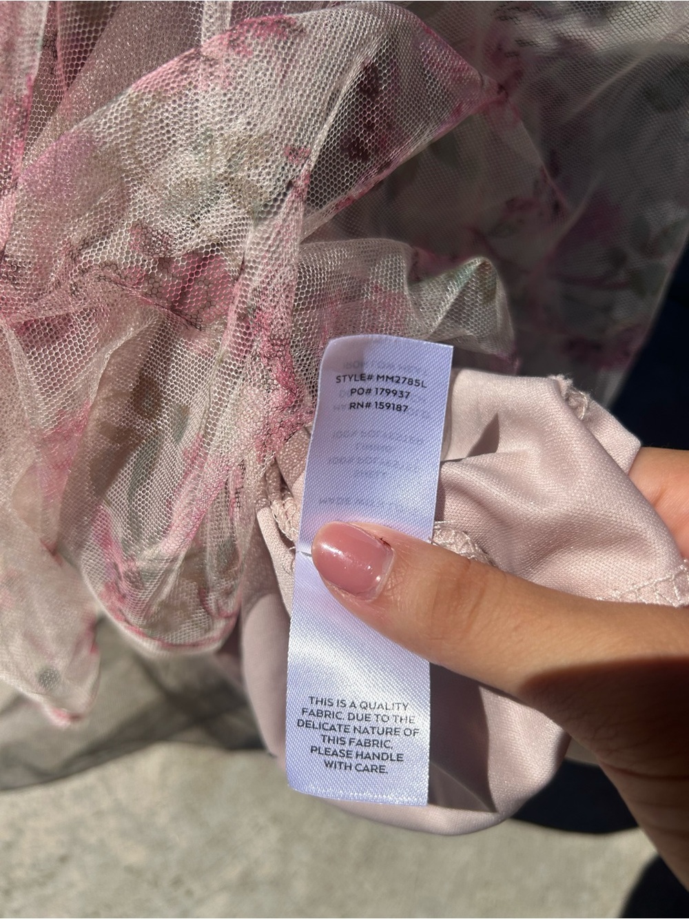 Lulus Blissfully Gorgeous Blush Floral Tie-Strap Bustier Coquette Maxi Dress - Picture 10 of 10